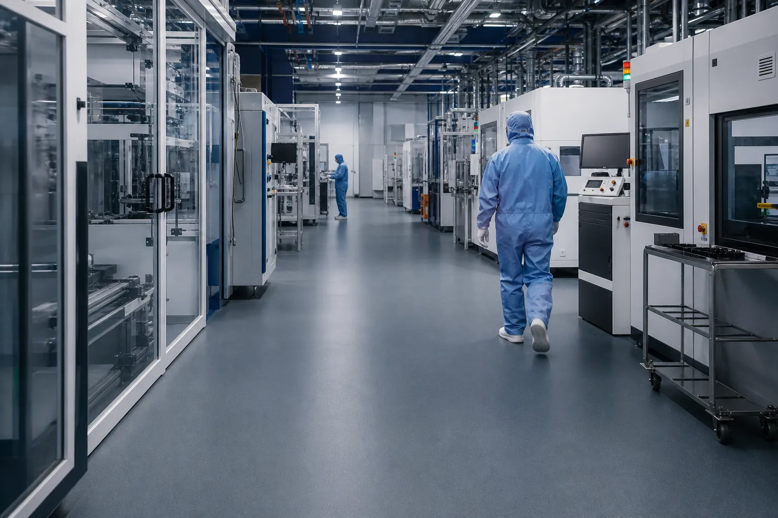 Illustration of an electronics manufacturing environment